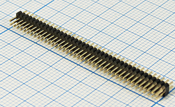 шт PLLD-2x40(2,5x0,46\P1,27x1,27\80P\плат\[PLLD80]