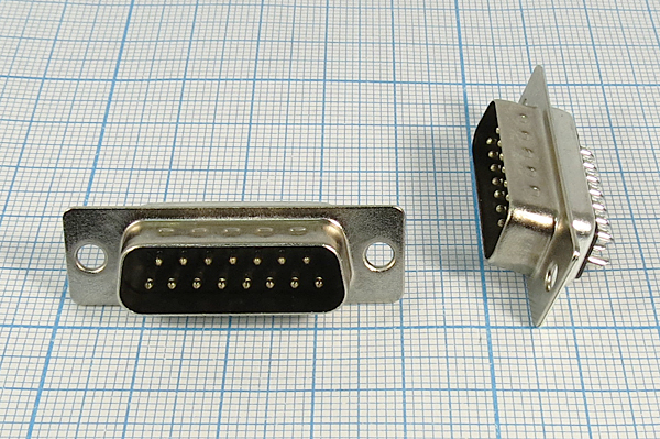 шт D-SUB\15P\каб\\DS1033-15MBNSiSS\[DB-15M]