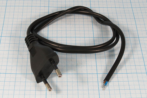шнур пит шт CEE7/16-каб 2L\0,75м/2x0,5\2,5/250\\че шнур пит шт CEE7/16-каб 2L\0,75м/2x0,5\2,5/250\\че