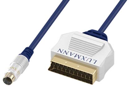 шнур шт СКАРТ-шт miniDIN 4P\1м\\ шнур шт СКАРТ-шт miniDIN 4P\1м\\