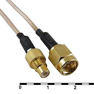шнур шт SMA-гн SMC\0,3м\Au/мет\\ шнур шт SMA-гн SMC\0,3м\Au/мет\\