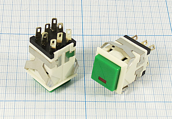 ПКн\250\ 3\(DPDT)\17x17\бел\зел&ILкрСД\\8C\KD2-22