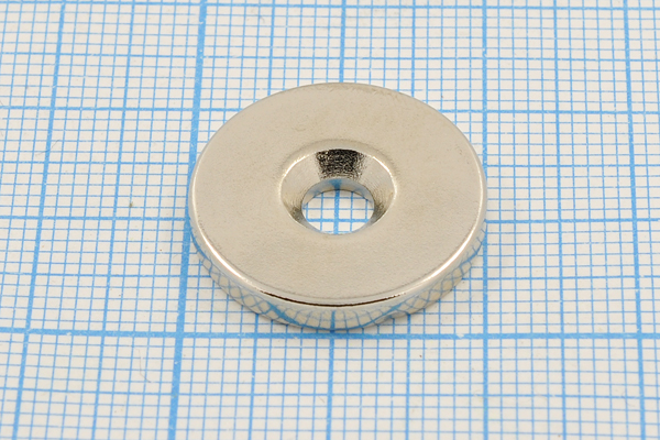 магнит 20,0xd 4,0x 3\цилиндр\\Ni\\с зенковкой