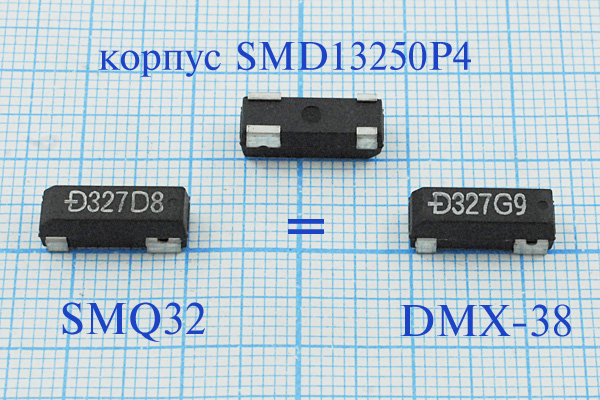 32,768 \SMD13250P4\12,5\ 20\ /-40~85C\DMX-38\1Г 32,768 \SMD13250P4\12,5\ 20\ /-40~85C\DMX-38\1Г