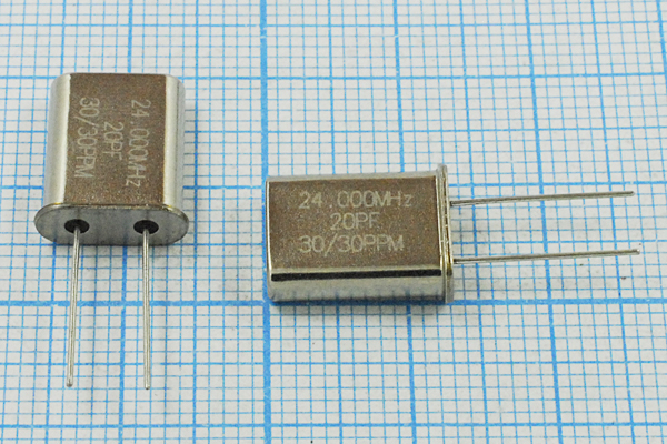24000 \HC49U\20\ 30\ 20/-20~70C\\1Г (24.000MHz) 24000 \HC49U\20\ 30\ 20/-20~70C\\1Г (24.000MHz)