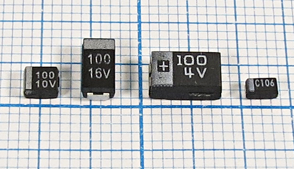кэ   100\ 16\SMD7,3x4,3x2,9C2D\10\+125C\Ta\2C\\