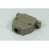 кожух D-SUB\25P\пл\сер\винт\винт\DS1045-25AP1S1\
